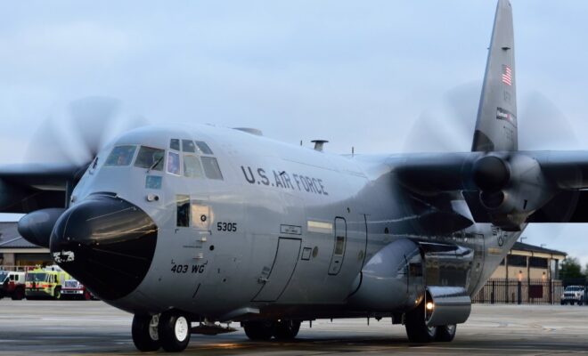 The WC-130J is the workhorse of the 53rd Weather Reconnaissance Squadron (USAF)