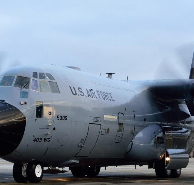 The WC-130J is the workhorse of the 53rd Weather Reconnaissance Squadron (USAF)