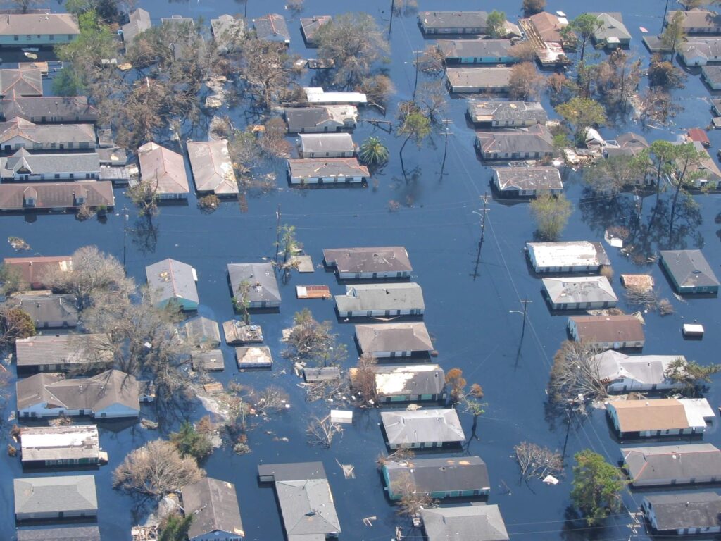 Image of coastal inundation. Copyright from NOAA.