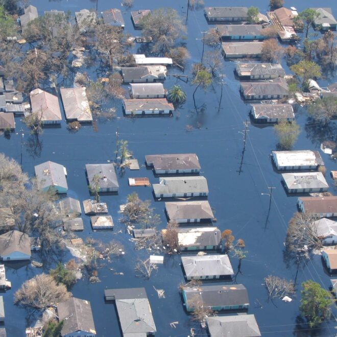 Image of coastal inundation. Copyright from NOAA.
