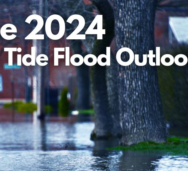 June 2024 tidal flooding outlook_flooded street. Image from canva.com