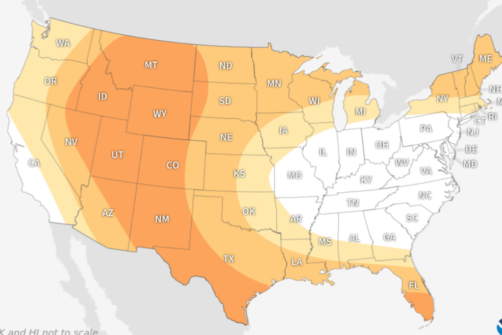 NOAA's June 2024 Heat Predictions for US