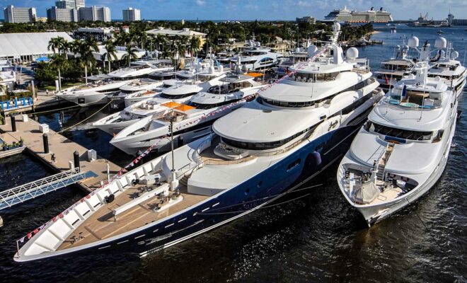 Fort Lauderdale Boat Show, the largest in-water boat show in the world.