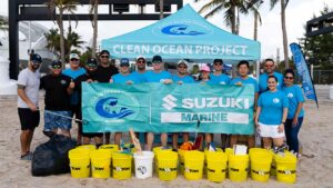 Suzuki Marine Beach Cleanup as part of their Clean Ocean Project