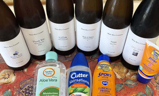 Beer and Sunscreen at Windmill Hill Provisions