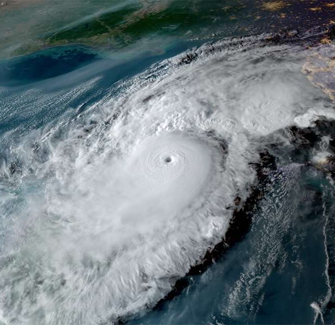 Hurricane satellite image, taken Oct 9, 2024 Photo by NOAA