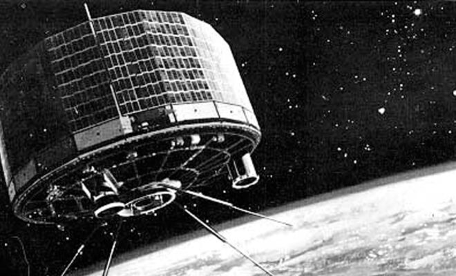 Imaage Credits: The TIROS-1 satellite. Credit: NASA