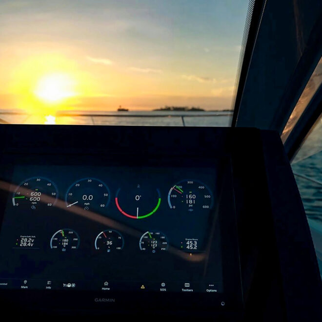 Volvo Penta Electronic Vessel Controls. Photo courtesy Volvo Penta