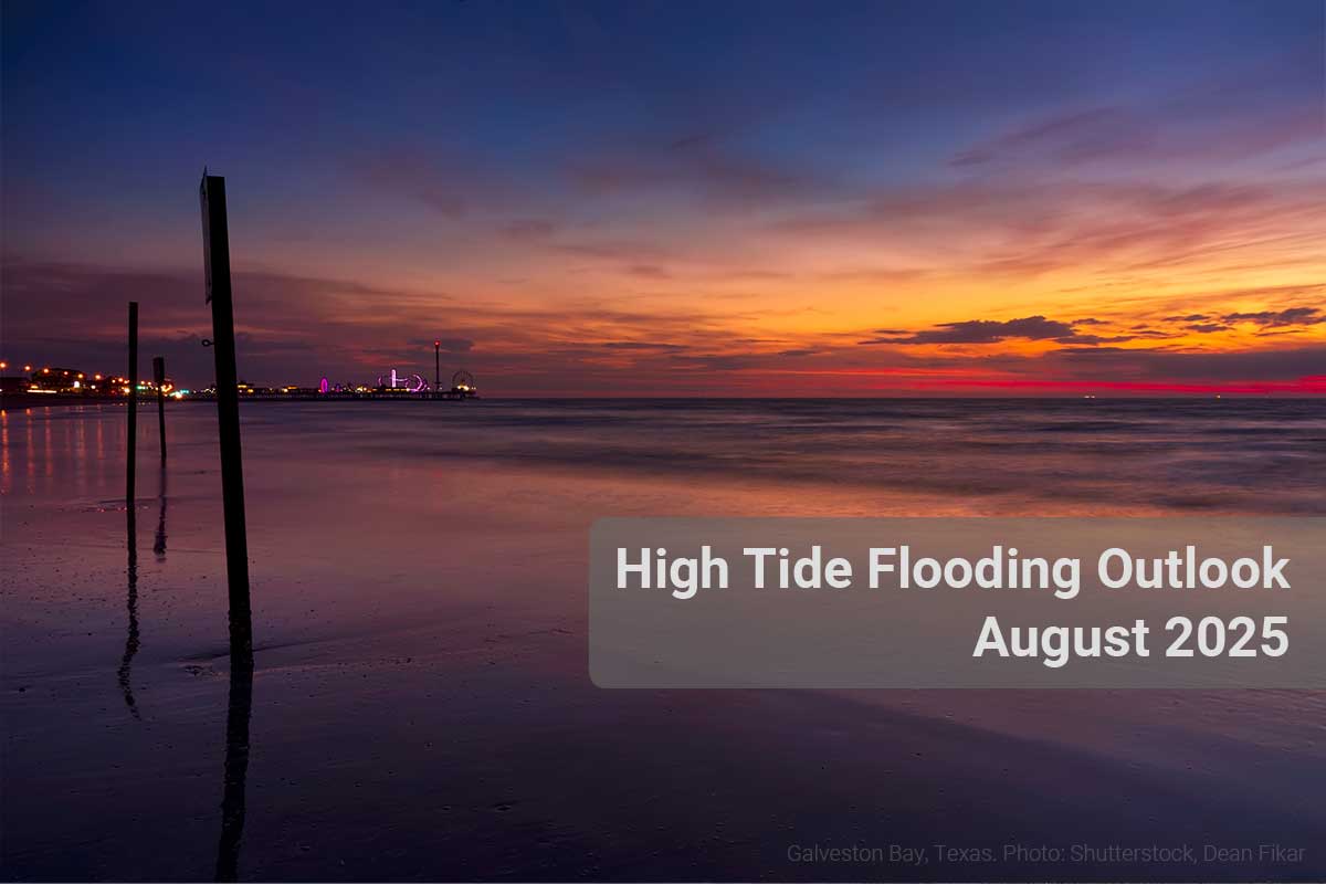 High Tide Flooding Outlook for August 2025 | US Harbors