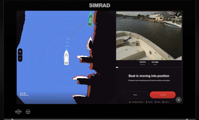 simrad display automous boating
