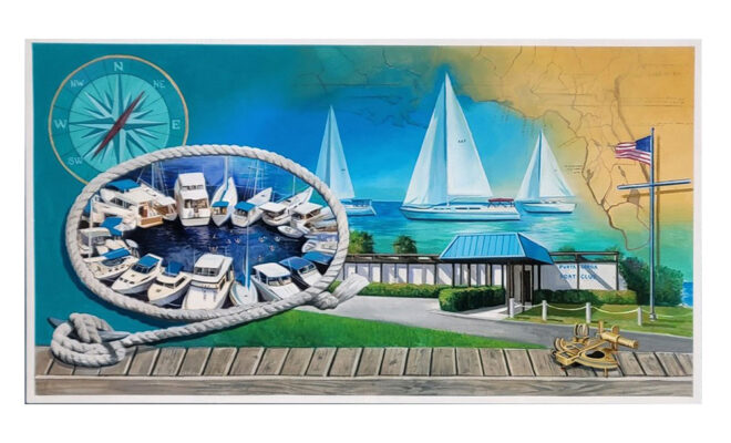 Punta Gorda Boat Club Mural
