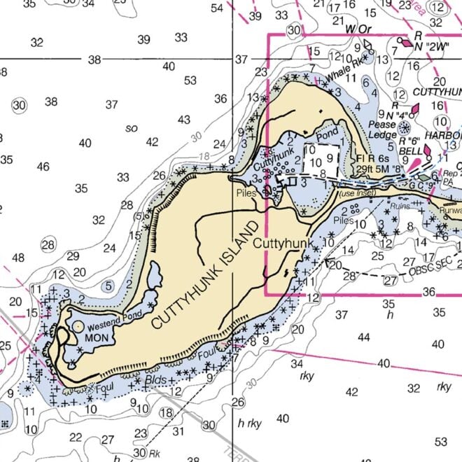 cuttyhunk noaa nautical chart
