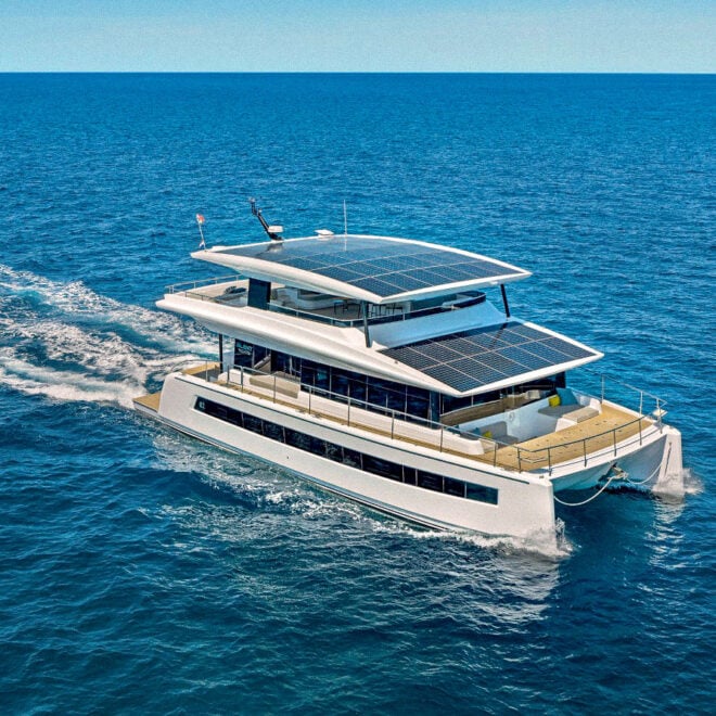 Silent Yachts 62 solar electric cruser