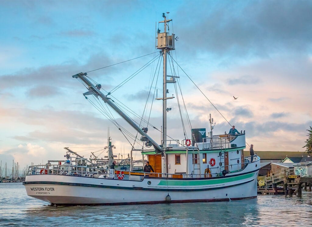 Western Flyer was used by author John Steinbeck and marine biologist Ed Ricketts for their expedition to the Sea of Cortez.