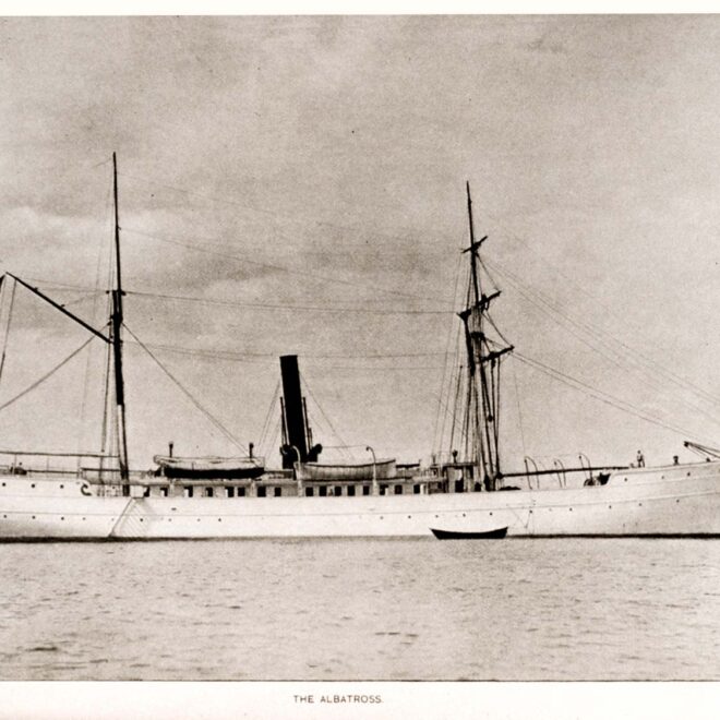 The United States Fish Commission Steamer Albatross as shown on page 259 of the Bulletin of the United States Fish Commission for 1896. NOAA Central Library